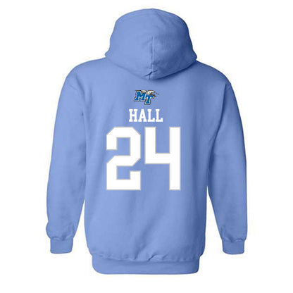 MTSU - NCAA Football : Camari Hall - Replica Shersey Hooded Sweatshirt-1