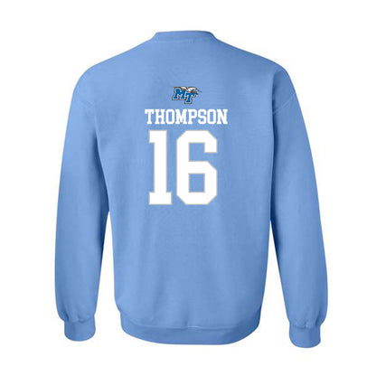 MTSU - NCAA Football : Jaiyden Thompson - Replica Shersey Crewneck Sweatshirt-1