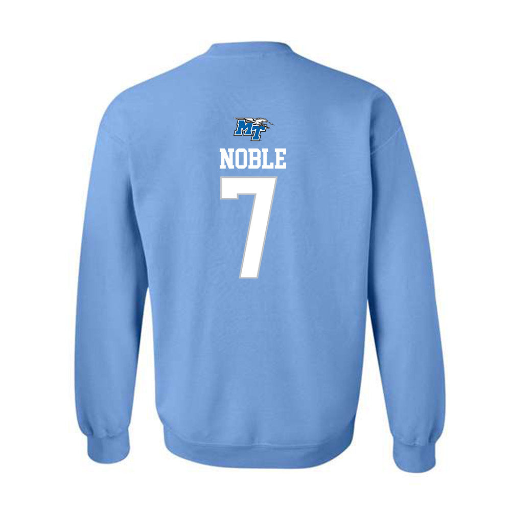MTSU - NCAA Football : Christofer Noble - Replica Shersey Crewneck Sweatshirt-1