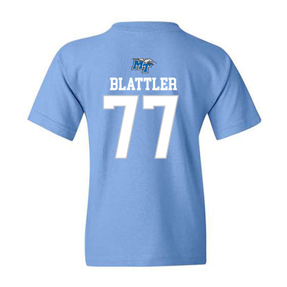 MTSU - NCAA Football : Diego Blattler - Replica Shersey Youth T-Shirt-1