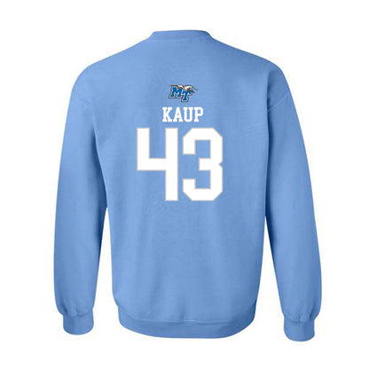 MTSU - NCAA Football : Christopher Kaup - Replica Shersey Crewneck Sweatshirt-1