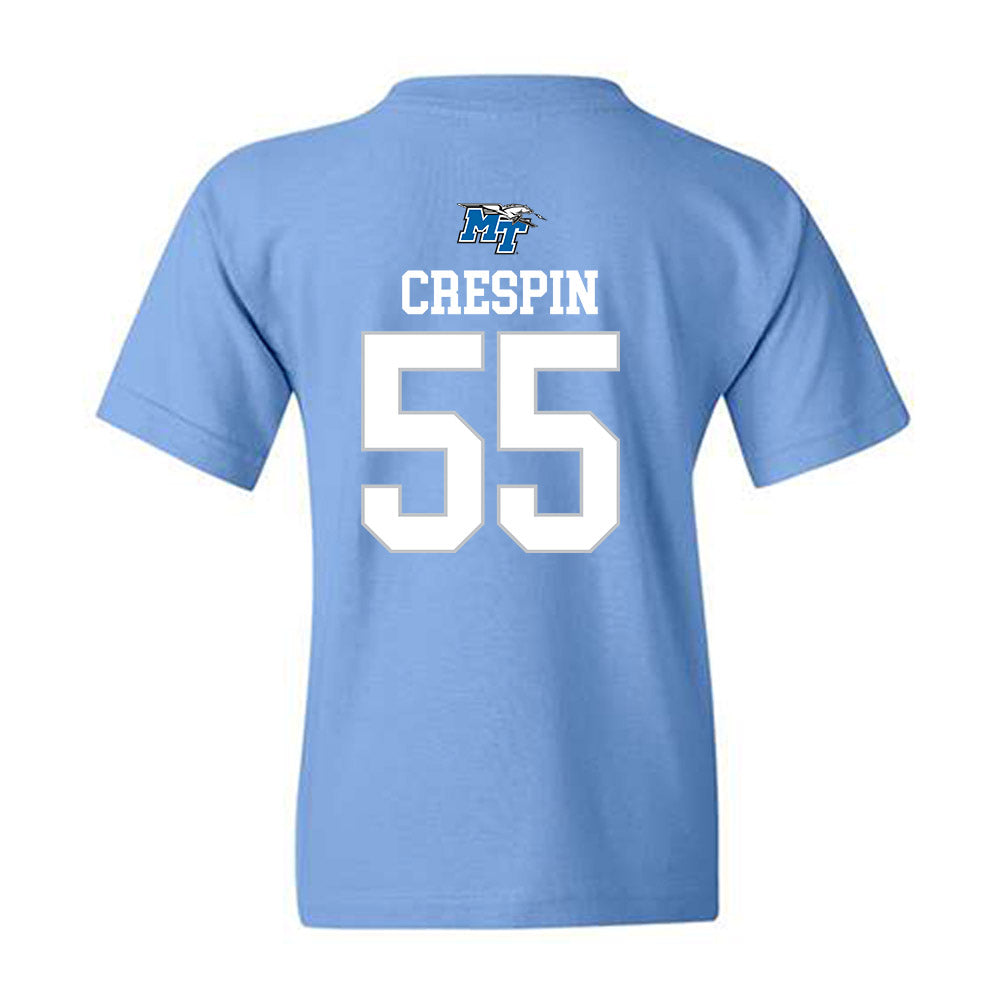 MTSU - NCAA Football : Adrian Crespin - Replica Shersey Youth T-Shirt-1