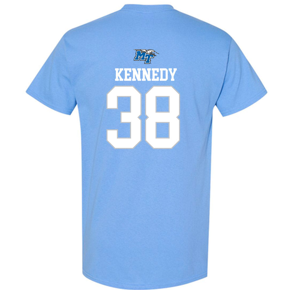 MTSU - NCAA Football : Locke Kennedy - Replica Shersey T-Shirt-1