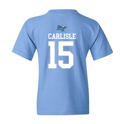 MTSU - NCAA Football : Devan Carlisle - Replica Shersey Youth T-Shirt-1