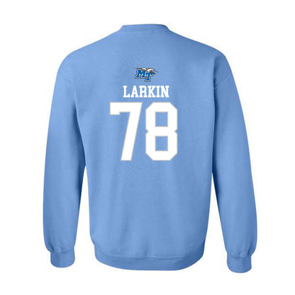 MTSU - NCAA Football : Kyle Larkin - Replica Shersey Crewneck Sweatshirt-1
