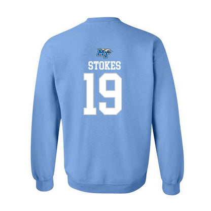 MTSU - NCAA Football : Kason Stokes - Replica Shersey Crewneck Sweatshirt-1
