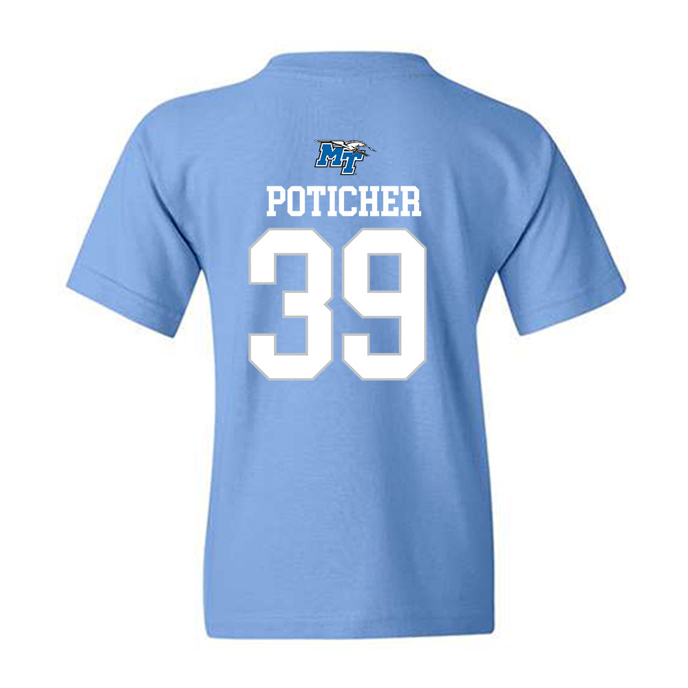MTSU - NCAA Football : Evan Poticher - Replica Shersey Youth T-Shirt-1