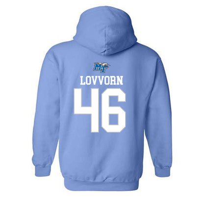 MTSU - NCAA Football : Sawyer Lovvorn - Replica Shersey Hooded Sweatshirt-1