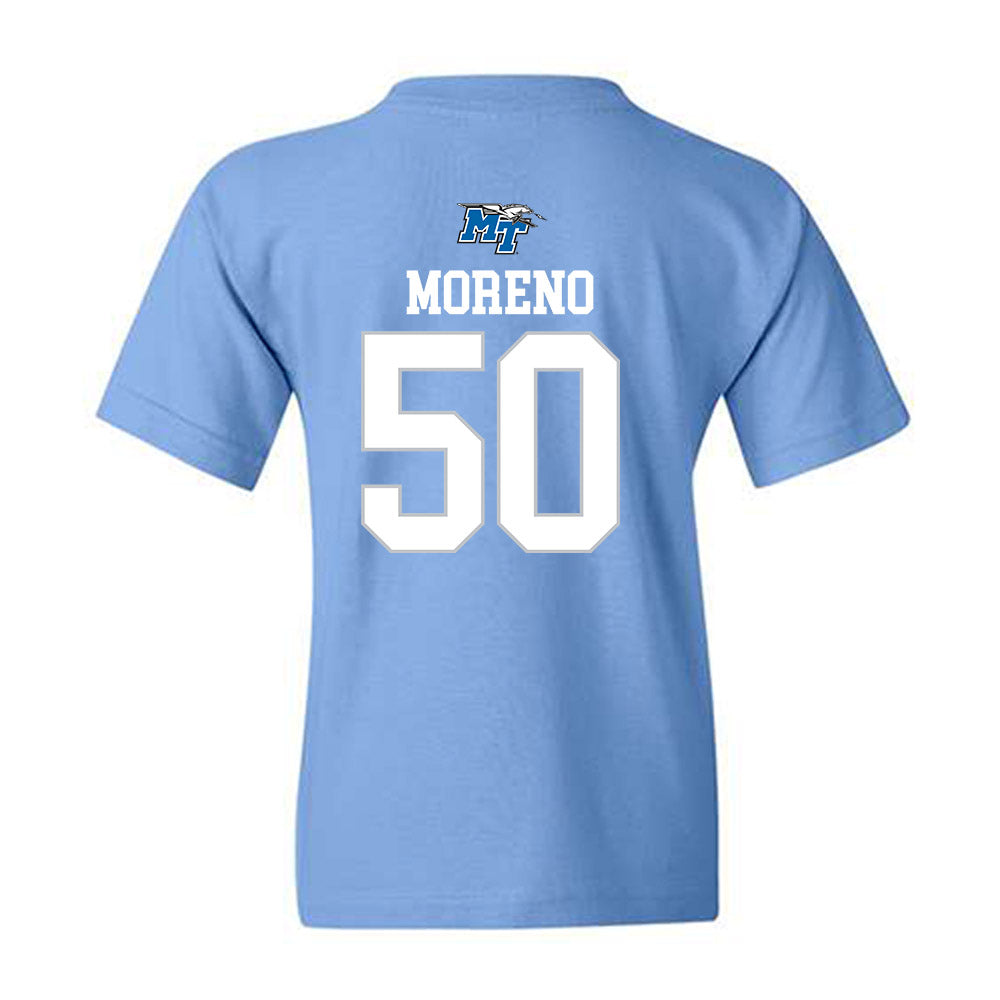 MTSU - NCAA Football : Chris Moreno - Replica Shersey Youth T-Shirt-1