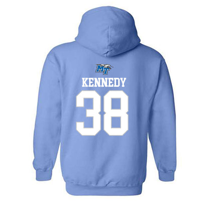 MTSU - NCAA Football : Locke Kennedy - Replica Shersey Hooded Sweatshirt-1