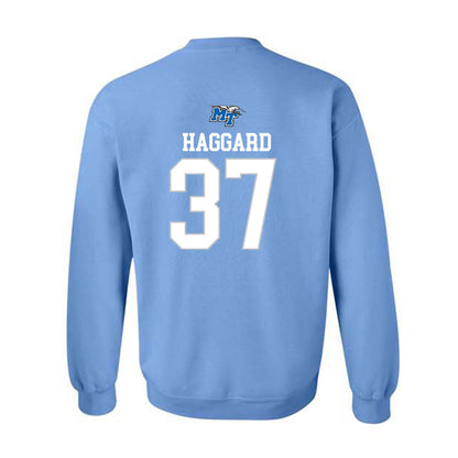 MTSU - NCAA Football : Justis Haggard - Replica Shersey Crewneck Sweatshirt-1