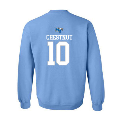 MTSU - NCAA Football : Jordan Chestnut - Replica Shersey Crewneck Sweatshirt-1
