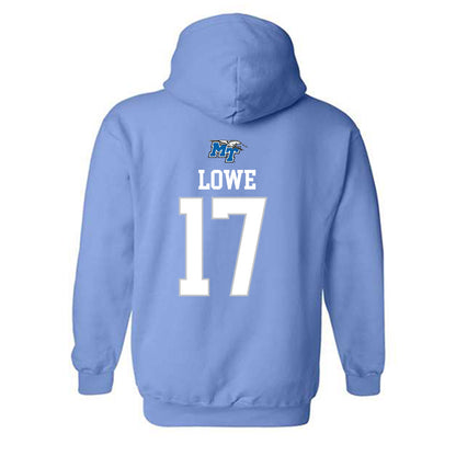 MTSU - NCAA Football : Jayson Lowe - Replica Shersey Hooded Sweatshirt-1