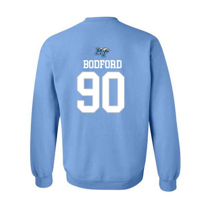 MTSU - NCAA Football : Justin Bodford - Replica Shersey Crewneck Sweatshirt-1