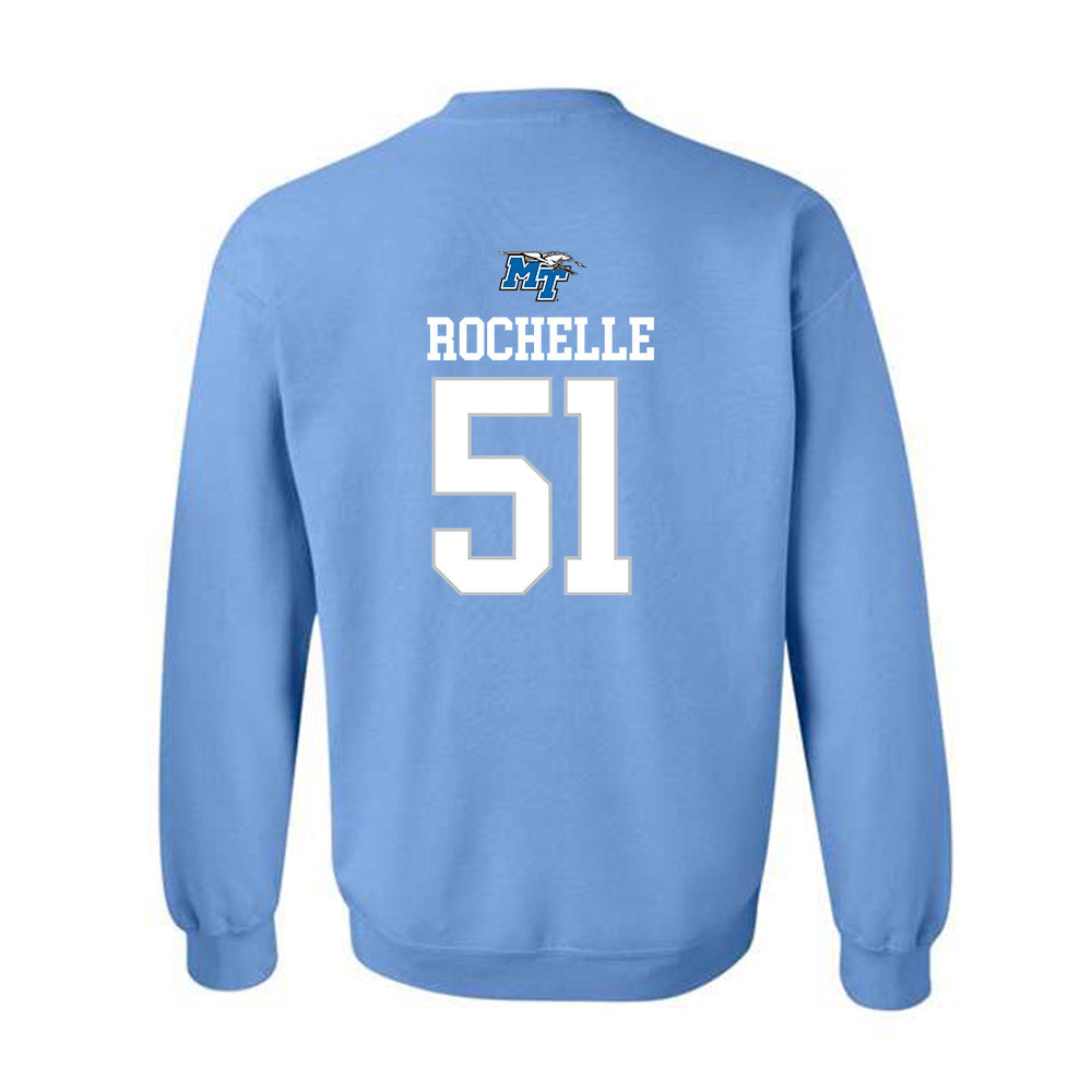 MTSU - NCAA Football : Shane Rochelle - Replica Shersey Crewneck Sweatshirt-1