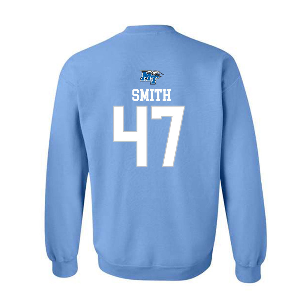 MTSU - NCAA Football : Chayce Smith - Replica Shersey Crewneck Sweatshirt-1