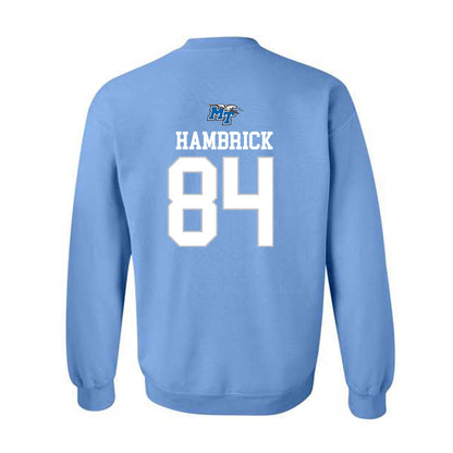 MTSU - NCAA Football : Jadin Hambrick - Replica Shersey Crewneck Sweatshirt-1