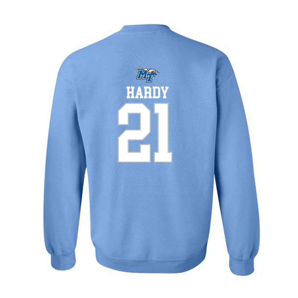 MTSU - NCAA Football : Jason Hardy - Replica Shersey Crewneck Sweatshirt-1