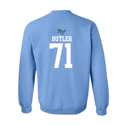 MTSU - NCAA Football : Quentin Butler - Replica Shersey Crewneck Sweatshirt-1
