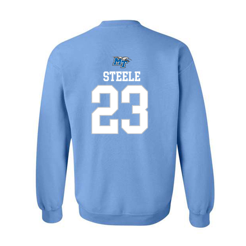 MTSU - NCAA Football : Malachi Steele - Replica Shersey Crewneck Sweatshirt-1
