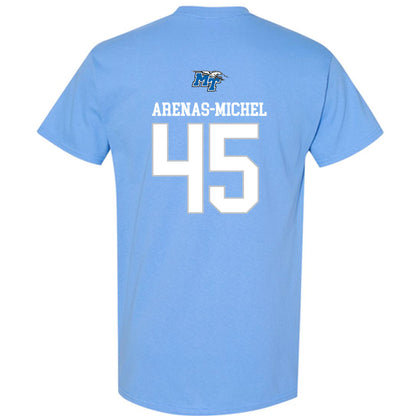 MTSU - NCAA Football : Jayden Arenas-Michel - Replica Shersey T-Shirt-1