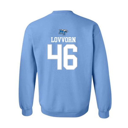 MTSU - NCAA Football : Sawyer Lovvorn - Replica Shersey Crewneck Sweatshirt-1