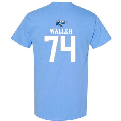 MTSU - NCAA Football : Jonathan Waller - Replica Shersey T-Shirt-1