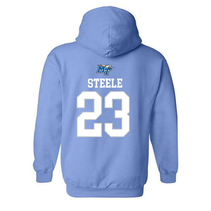 MTSU - NCAA Football : Malachi Steele - Replica Shersey Hooded Sweatshirt-1