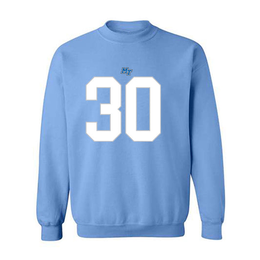 MTSU - NCAA Football : Rob Lathon Jr - Replica Shersey Crewneck Sweatshirt-0