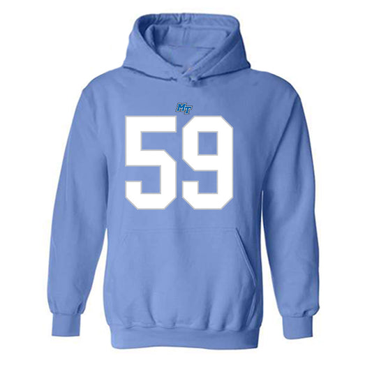 MTSU - NCAA Football : Henry Hamlin - Replica Shersey Hooded Sweatshirt-0