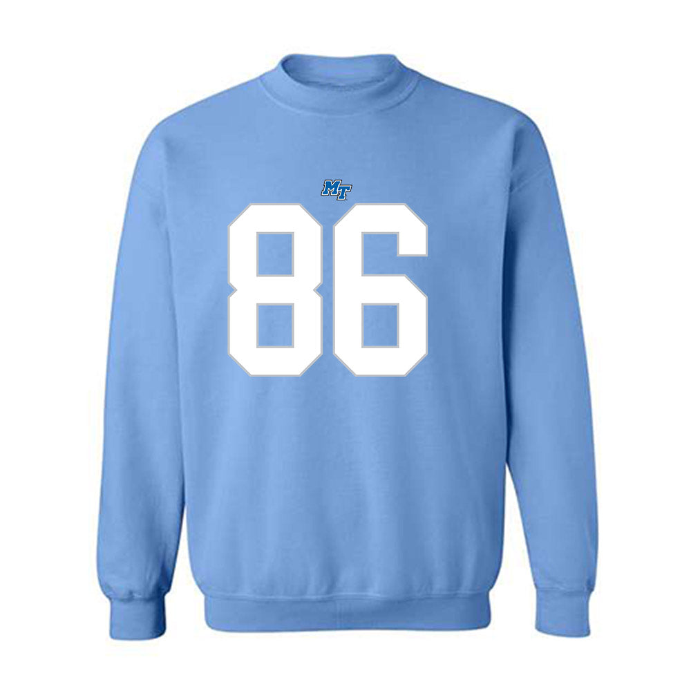 MTSU - NCAA Football : Brody Benke - Replica Shersey Crewneck Sweatshirt-0