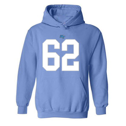 MTSU - NCAA Football : Tim Jacobs - Replica Shersey Hooded Sweatshirt-0