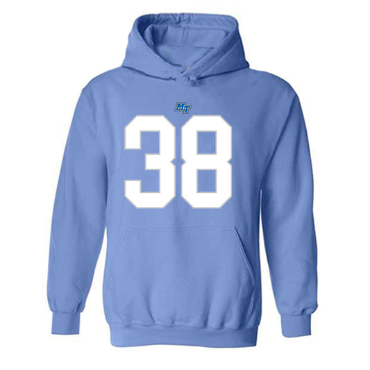 MTSU - NCAA Football : Locke Kennedy - Replica Shersey Hooded Sweatshirt-0