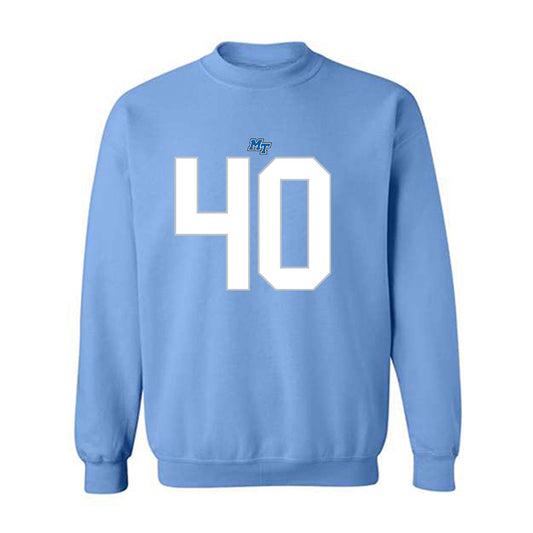 MTSU - NCAA Football : BJ Ausmer - Replica Shersey Crewneck Sweatshirt-0