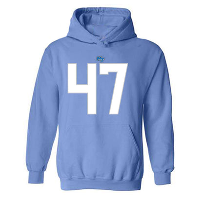 MTSU - NCAA Football : Chayce Smith - Replica Shersey Hooded Sweatshirt-0