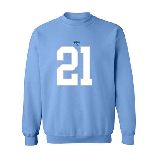 MTSU - NCAA Football : Jason Hardy - Replica Shersey Crewneck Sweatshirt-0