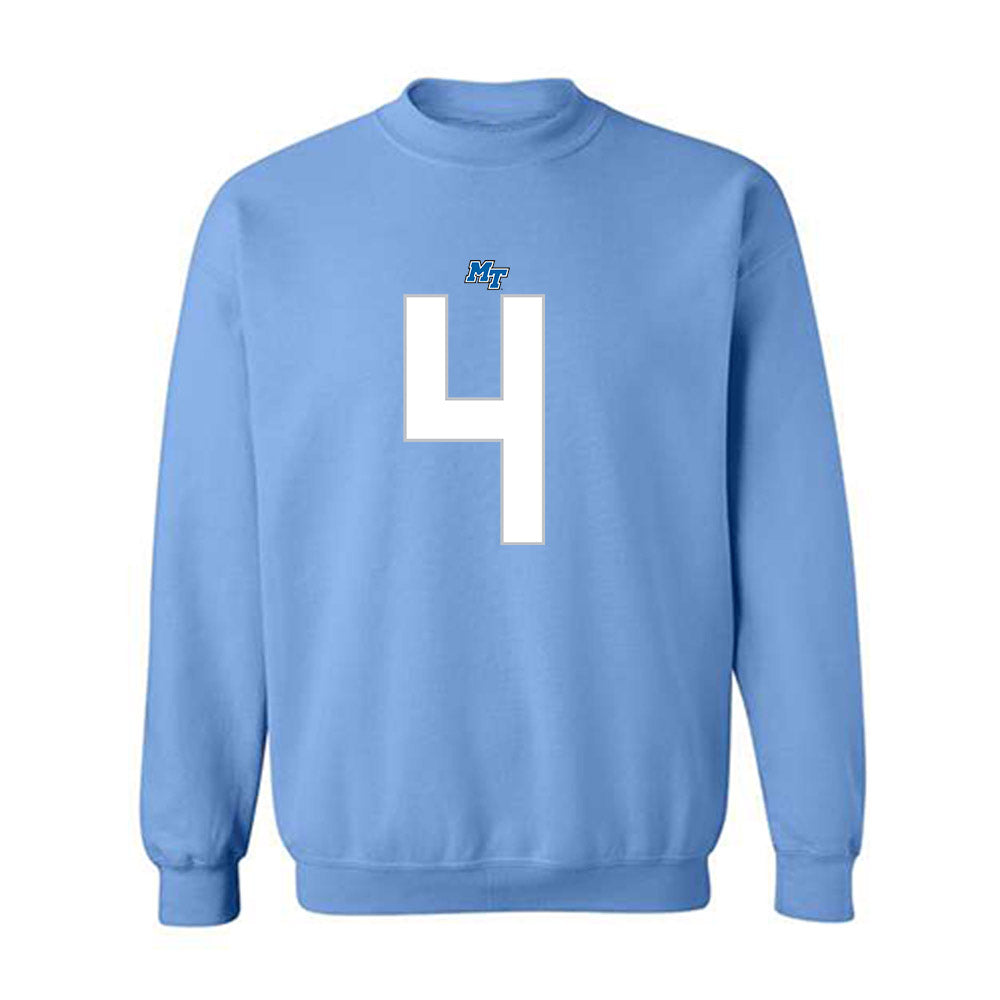 MTSU - NCAA Football : Tyree Patterson - Replica Shersey Crewneck Sweatshirt-0