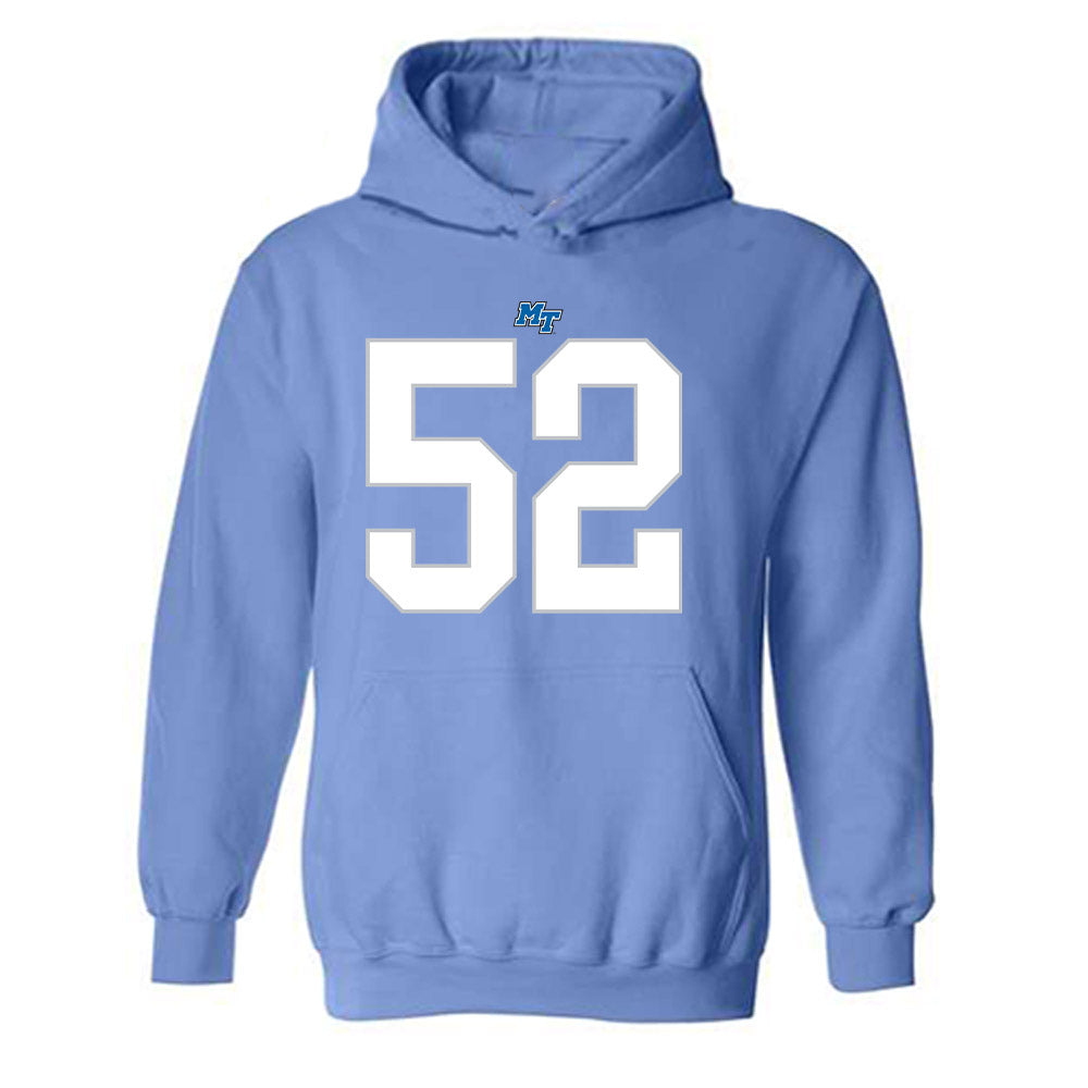 MTSU - NCAA Football : Micah Smith - Replica Shersey Hooded Sweatshirt-0