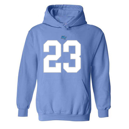 MTSU - NCAA Football : KJ Miniefield - Replica Shersey Hooded Sweatshirt-0