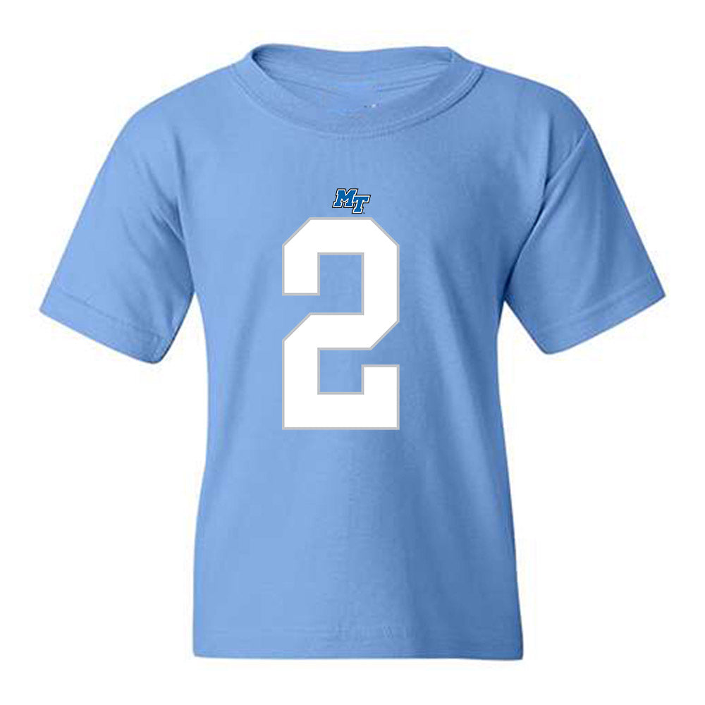 MTSU - NCAA Football : Jackson Lowe - Replica Shersey Youth T-Shirt-0