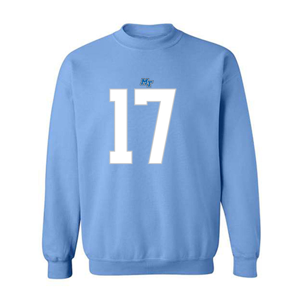 MTSU - NCAA Football : Jayson Lowe - Replica Shersey Crewneck Sweatshirt-0