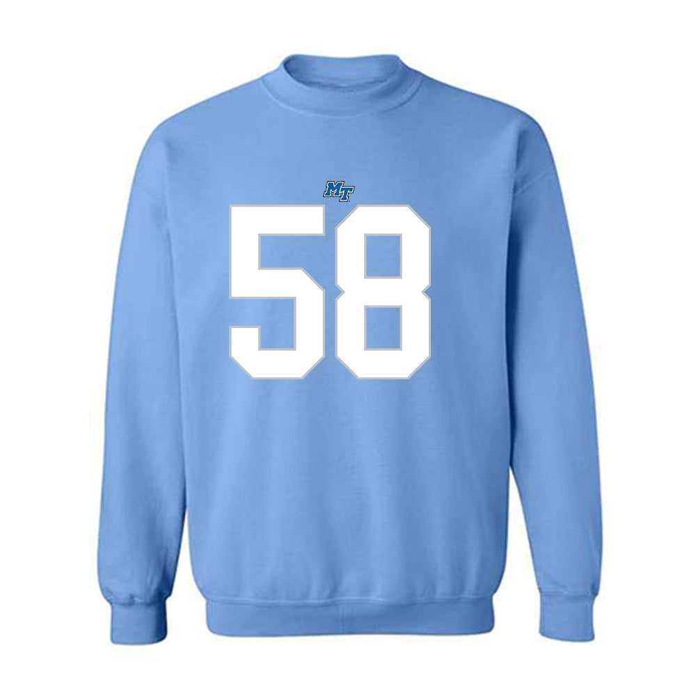 MTSU - NCAA Football : Trevaris Edwards - Replica Shersey Crewneck Sweatshirt-0