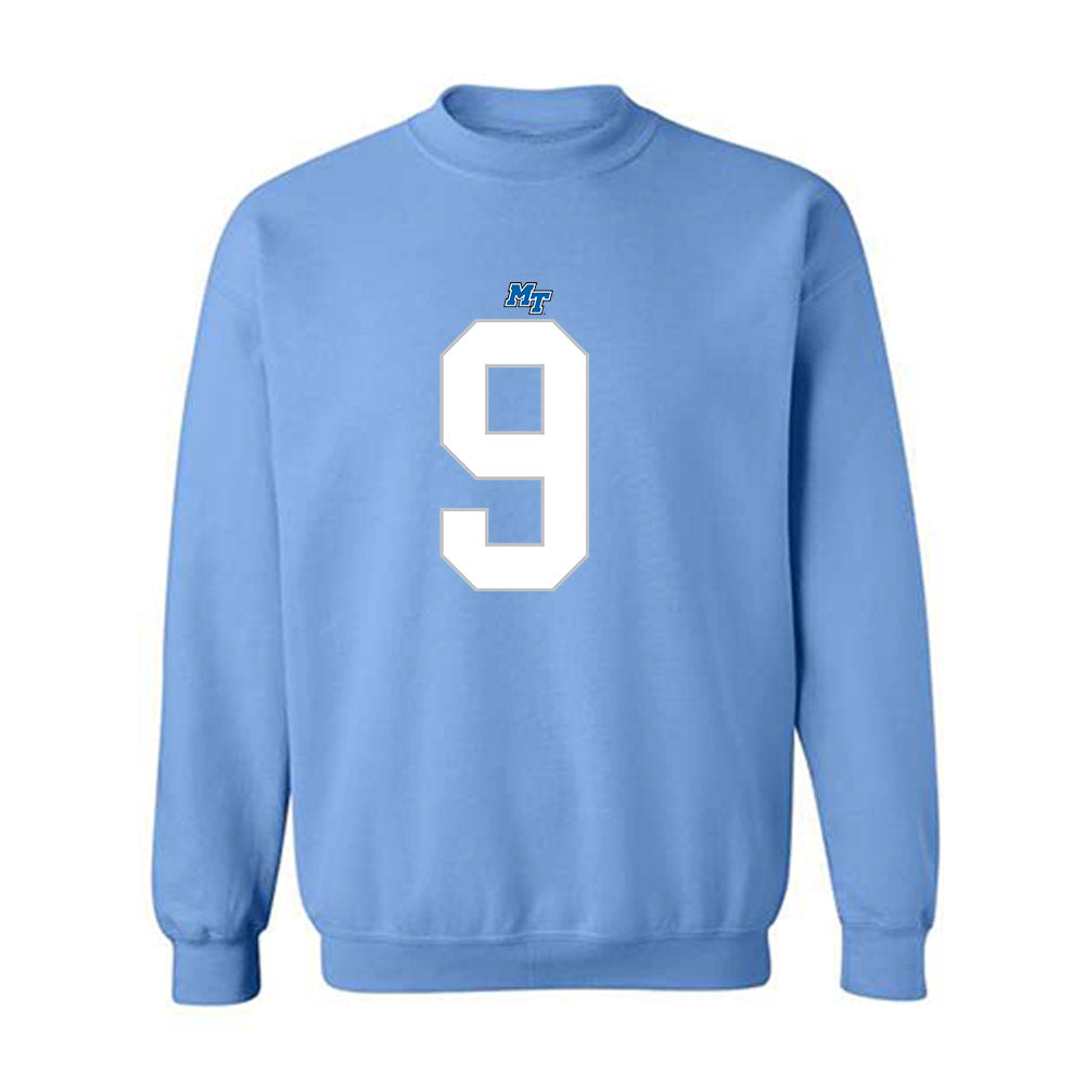 MTSU - NCAA Football : Terrence Brown - Replica Shersey Crewneck Sweatshirt-0