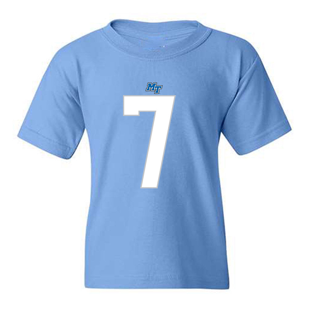 MTSU - NCAA Football : Christofer Noble - Replica Shersey Youth T-Shirt-0