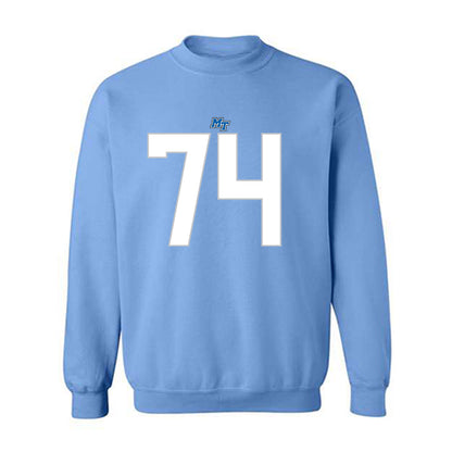 MTSU - NCAA Football : Jonathan Waller - Replica Shersey Crewneck Sweatshirt-0