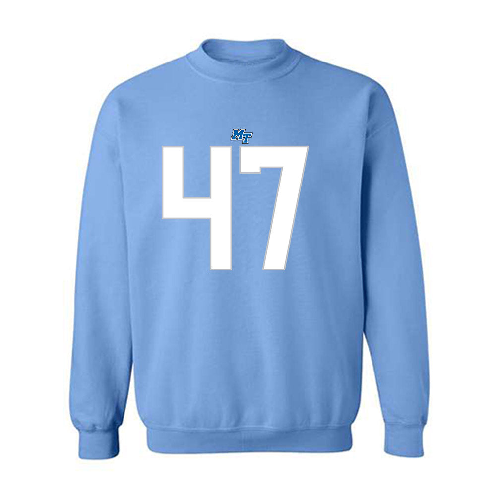 MTSU - NCAA Football : Chayce Smith - Replica Shersey Crewneck Sweatshirt-0