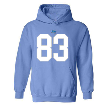 MTSU - NCAA Football : Koraun Perdue - Replica Shersey Hooded Sweatshirt-0