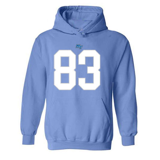 MTSU - NCAA Football : Koraun Perdue - Replica Shersey Hooded Sweatshirt-0