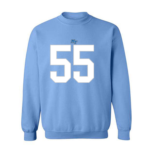 MTSU - NCAA Football : Adrian Crespin - Replica Shersey Crewneck Sweatshirt-0