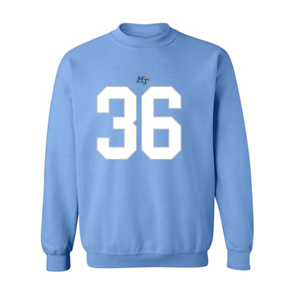 MTSU - NCAA Football : Christopher Ragans - Replica Shersey Crewneck Sweatshirt-0